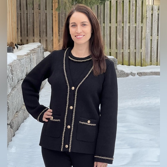 Endless Rose Gold Trimmed Sweater Tank (Size M) - Picture 14 of 16